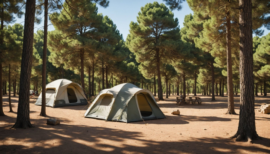 Ideale schaduwrijke camping in Fréjus om te ontspannen